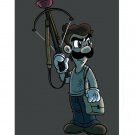 TV Parody "Walking Plumbers" Character 4 - FITS iPhone 4 4s Plastic Snap On Case