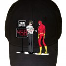 "Speed Trap" Funny Super Hero Speeding Ticket Parody - Black Adjustable Cap Hat