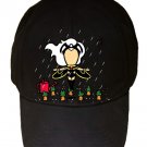 "Part-Time JOB Veggie Farm" Super Hero Comic Parody - Black Adjustable Cap Hat