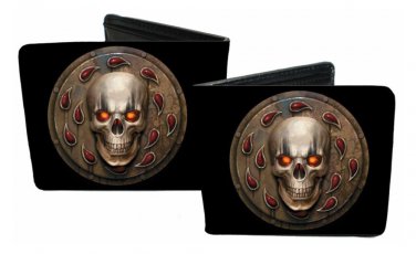 Dungeons and Dragons Bi-Fold Wallet - Skull w/ Glowing Eyes