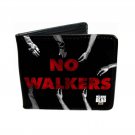 Walking Dead TV Show - Zombie Arms "No Walkers" Text Bi-Fold Wallet