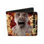 Walking Dead TV Show - Closeup Zombie Rotting Flesh Design Bi-Fold Wallet