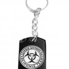 Zombie Outbreak Response Team Toxic Biohazard - Metal Ring Key Chain Keychain
