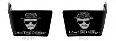Breaking Bad TV Show Heisenberg Sketch "I Am Danger" Leather Bi-Fold Wallet