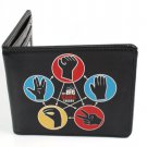 Big Bang Theory CBS Comedy TV Show - Hand Symbols Bi-Fold Wallet