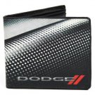 Dodge Auto Car Red Rhombus Carbon Fiber Design Bi-Fold Wallet
