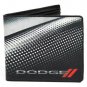 Dodge Auto Car Red Rhombus Carbon Fiber Design Bi-Fold Wallet