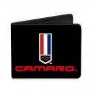Auto Car Maker GM General Motor Chevy Chevrolet Camaro Emblem Logo BiFold Wallet
