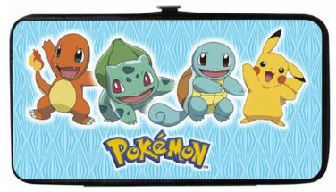 Pokemon Pikachu, Squirtle, Bulbasaur, & Charmander Bi-Fold Hinge Wallet
