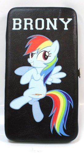 My Little Pony Rainbow Dash Brony Cloud Dance Goddess Lady Bi-Fold Hinge Wallet