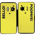 Despicable Me Minion Hello "BELLO!" & Goodbye "POOPAYE!" Lady Bi-Fold Hinge Wall