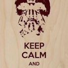 Keep Calm & Let The Games Begin - Plywood Wood Print Poster Wall Art
