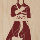 Keep Calm & Stab Templars - Plywood Wood Print Poster Wall Art