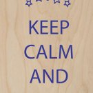 Keep Calm & Make Magic Stars & Spatula - Plywood Wood Print Poster Wall Art