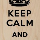 Keep Calm & SWAG - Plywood Wood Print Poster Wall Art