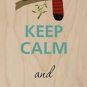 Keep Calm & Love Red Pandas - Plywood Wood Print Poster Wall Art