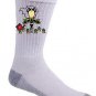 "Part-Time JOB Veggie Farm" Parody Super Hero Watering Garden - Crew Socks Pair