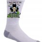 "Part-Time JOB No Job" Parody Super Hero Rich Billionaire Cash - Crew Socks Pair