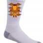 "Part-Time JOB Roasted Chicken Shop" Parody Super Hero Cook - Crew Socks Pair