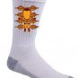 "Part-Time JOB Roasted Chicken Shop" Parody Super Hero Cook - Crew Socks Pair