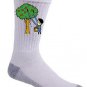 "Part-Time JOB Apple Farm" Parody Super Hero Picking Apples - Crew Socks Pair