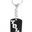 YOLO You Only Live Once Take Care Rapper Saying - Metal Ring Key Chain Keychain