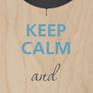 Keep Calm & Take an Umbrella - Plywood Wood Print Poster Wall Art