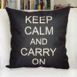 Keep Calm & Love On Red Heart - Plywood Wood Print Poster Wall Art