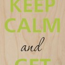 Keep Calm and Get Fit Push-Ups - Plywood Wood Print Poster Wall Art