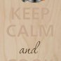 Keep Calm and Cook On Chef Hat - Plywood Wood Print Poster Wall Art