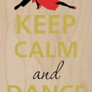 Keep Calm and Dance Tango - Plywood Wood Print Poster Wall Art