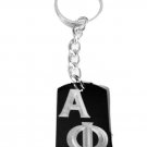 Sororities Sorority House Greek Symbol Alpha Phi - Metal Ring Key Chain Keychain