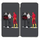"Speed Trap" Funny Super Hero Speeding Parody - Womens Taiga Hinge Wallet Clutch