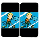 "Part-Time JOB Aquarium" Funny Comic Parody - Womens Taiga Hinge Wallet Clutch