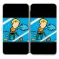 "Part-Time JOB Aquarium" Funny Comic Parody - Womens Taiga Hinge Wallet Clutch