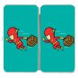 "Part-Time JOB Pizza Shop" Funny Comic Parody - Womens Taiga Hinge Wallet Clutch