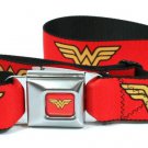 Wonder Woman Red Seatbelt Belt