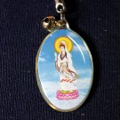 Guan Ying Pendant 蓝色观音佛牌