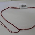 紅線(細)拉长短项链 black string  N0024