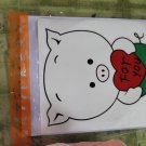 豬貼紙 pig sticker ST20003JPG