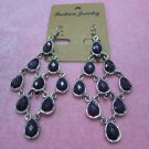 Faceted acrylic beads earrings