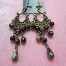 Earrings with plastic beads