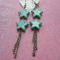 Plastic star earrings