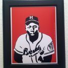 Hank Aaron 8" by 10" Pop Art Print