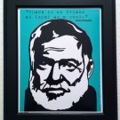 Ernest Hemingway 8" by 10" Pop Art Print