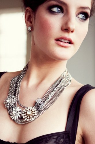 Stella & Dot Metropolitan Mixed Chain Necklace