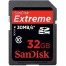 SanDisk Extreme - Flash memory card - 32 GB - Class 10 -SDHC