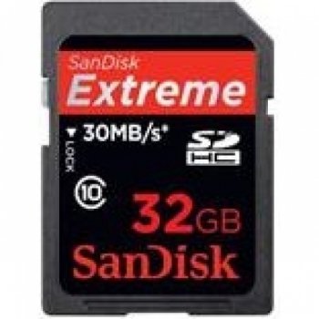 SanDisk Extreme - Flash memory card - 32 GB - Class 10 -SDHC
