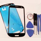 Black Replacement Screen Glass Lens for Samsung Galaxy S3 i9300 +Adhesive