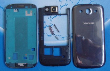 Blue Original Full Complete Housing Cover Case for Samsung Galaxy S3 I9300 New